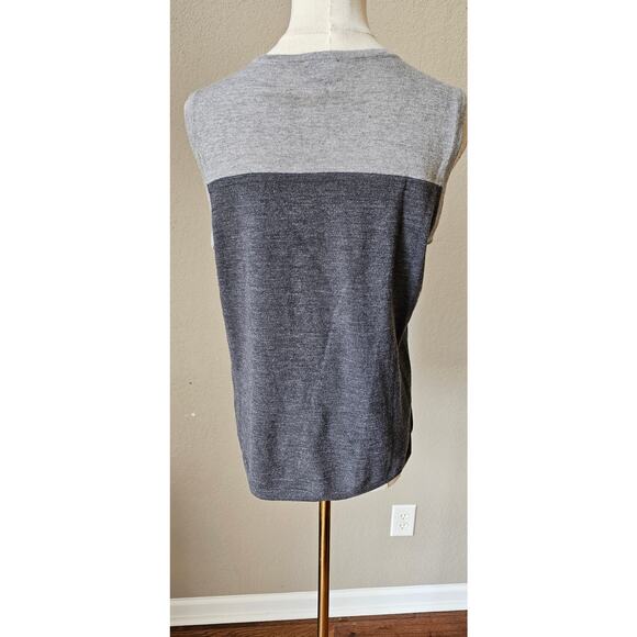 Talbots Bicolor Pure 100% Italian Merino Wool Pullover Sweater Women Sz L Petite - Picture 2 of 4